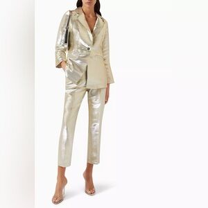 Never Fully Dressed Gold Pantsuit